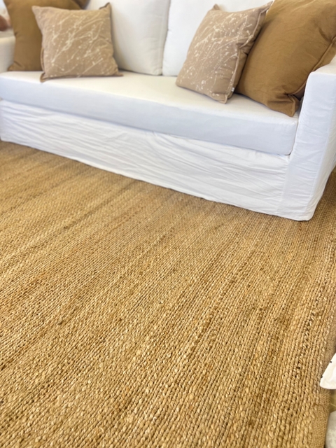 ALFOMBRA DE YUTE LISA. Oferta