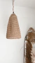 LAMPARA TEJIDA DE YUTE
