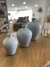 FLORERO GREY x3 - Conpasiondeco