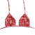 TOP CORTININHA PAISLEY VERMELHO - comprar online
