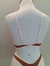 TOP INTEIRO MARROM E OFF WHITE - loja online