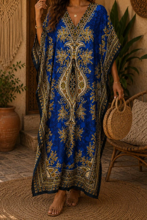 KAFTAN LONGA ESTAMPADA