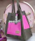 TOTE BAG LU ANACONDA VERDE / FUCSIA