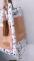 TOTE BAG LU FLORES / NUDE - Lucia Arrua