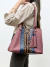 Cata print/ bordo: Bolso cuero vacuno