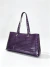 MIRANDA : Bolso cuero croco uva