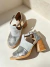 ARUBA sandalias plata blaco