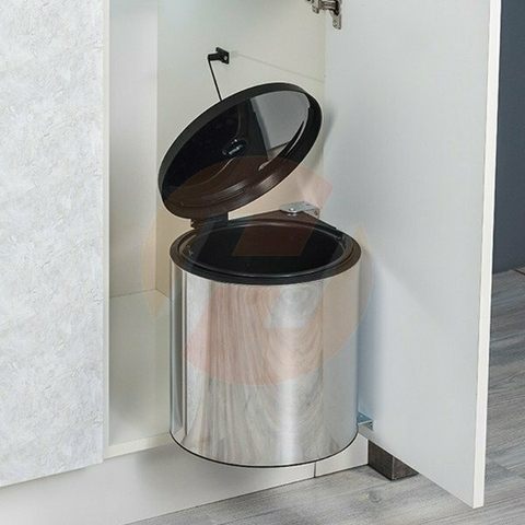 Porta residuos Starax redondo Acero Inox Con Soga - comprar online