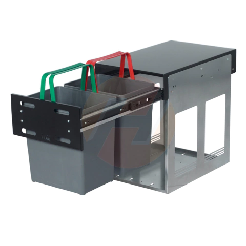 Porta residuos extraible ALTO Doble 2x15 lts - 2023NG - comprar online