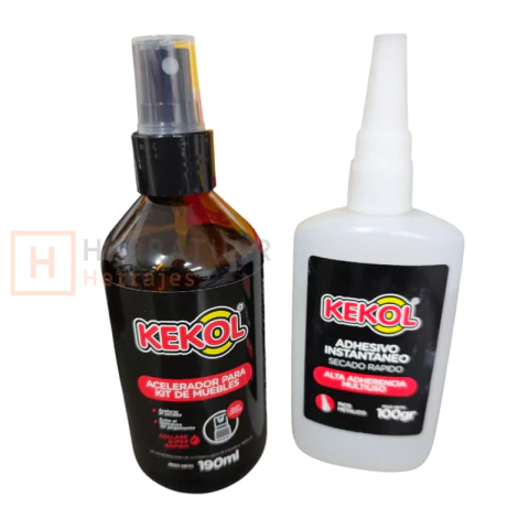 Kit KF-986 Kekol - Cianocrilato (100g) + Acelerante (190ml) - comprar online