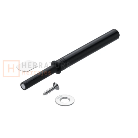 Tip-on Blum de embutir largo negro terra