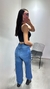 JEAN WIDE LEG CARGO AZUL - tienda online
