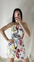 VESTIDO FIBRANA DRAGO BLANCO - comprar online