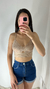 TOP ENCAJE LOGAN BEIGE - comprar online