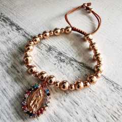 PULSERA VIRGEN ACERO INOXIDABLE