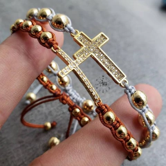 PULSERAS EN PAREJA CRUZ