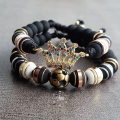 Pulseras para pareja Futbol / Queen