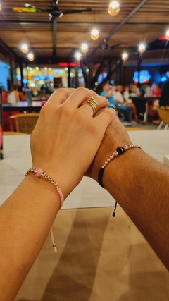 Pulseras con Balines de Oro Laminado 18K