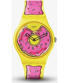 Swatch SO29Z134 Seconds of Sweetness: Un Toque de Springfield en Tu Muñeca