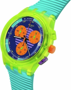 Reloj Swatch Neon Wave SUSJ404 - GOLDEN STORE