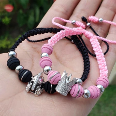 PULSERAS PARA PAREJA WARRIOR / QUEEN