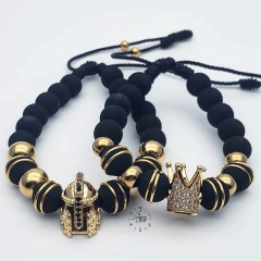 PULSERAS PARA PAREJA WARRIOR / QUEEN