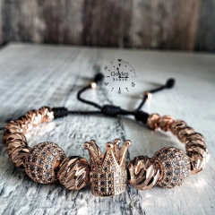 Pulsera corona Mircrozircon