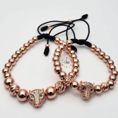 PULSERAS PARA PAREJAS LEOPARDOS