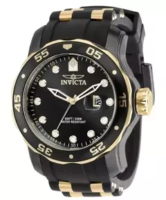 Reloj Invicta 39414 Hombre – Pro Diver Dorado y Negro 48mm Resistente al Agua 100M - comprar online