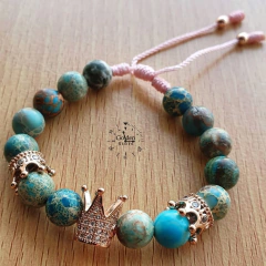 PULSERA QUEEN PIEDRA NATURAL