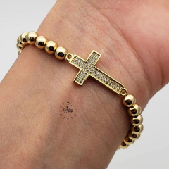 PULSERA ACERO INOXIDABLE CRUZ