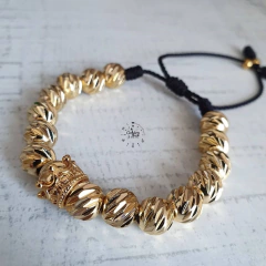 PULSERA CORONA ACERO INOXIDABLE