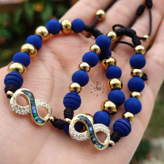 PULSERAS EN PAREJA INFINITO ACERO INOXIDABLE & NEOPRENO
