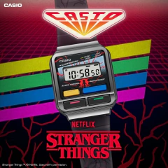 Reloj Casio A120WEST-1ADR COLABORACIÓN CON STRANGER THINGS en internet