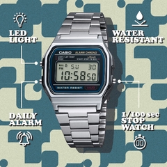 RELOJ CASIO RETRO A158WA-1 - tienda online