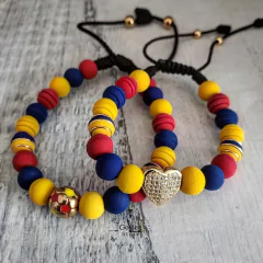 Pulseras para parejas Selección Colombia
