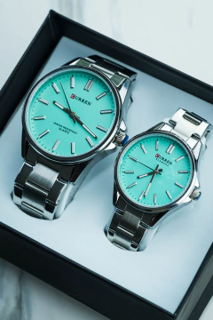 Reloj Curren pareja 9090 - GOLDEN STORE