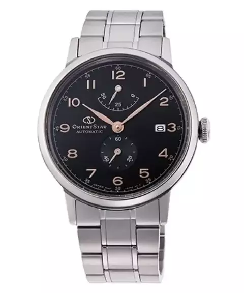 Reloj Orient Star RE-AW0001B – Classic Heritage Gothic Automático 38.7mm Esfera Negra Acero Inoxidable 50M - comprar online