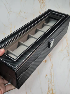 CAJA ORGANIZADORA DE RELOJES 6 PUESTOS en internet