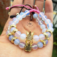 Pulseras para pareja King Queen