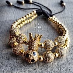 Pulseras para pareja King Queen