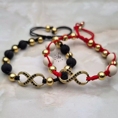 Pulseras Infinito en Acero y Neopreno