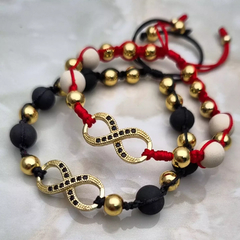Pulseras Infinito en Acero y Neopreno - comprar online
