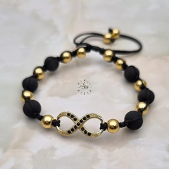 Pulseras Infinito en Acero y Neopreno - GOLDEN STORE