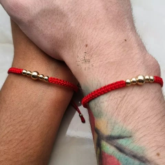 Pulseras Hilo Rojo Tejido