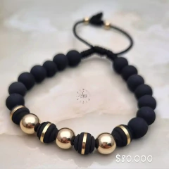 PULSERA BALIN 8MM ORO LAMINADO 18K