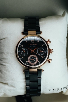 RELOJ TEMPUS DAMA S19797A-06 CRISTAL DE ZAFIRO - GOLDEN STORE