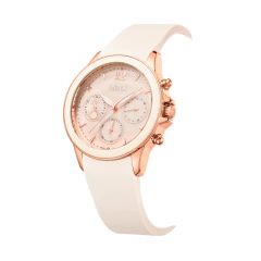 RELOJ LOIX L1248 BEIGE CON ORO ROSA - comprar online