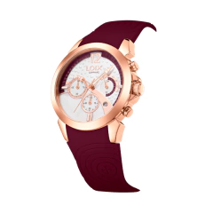 RELOJ LOIX LA1136-5 VINOTINTO CON ORO ROSA - comprar online
