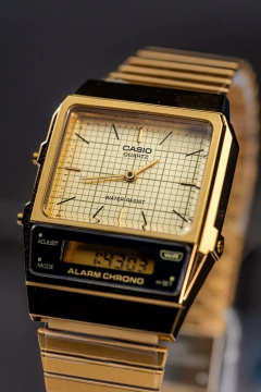 Reloj Casio AQ-800EG-9A - Estilo Retro Vintage con Elegancia en internet